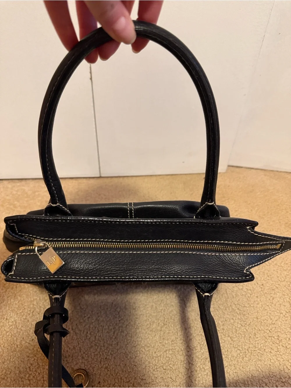 Authentic Loro Piana Made in Italy Leather Handbag - Picture 14 of 16